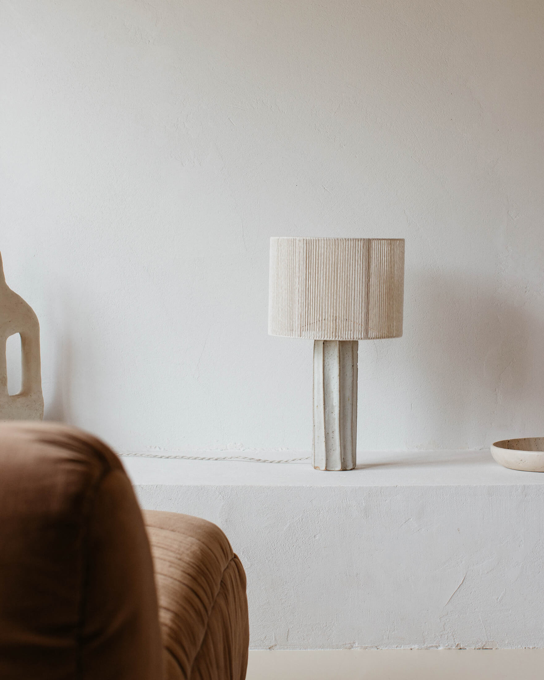 Lampe céramique Halo par Grès Éditions