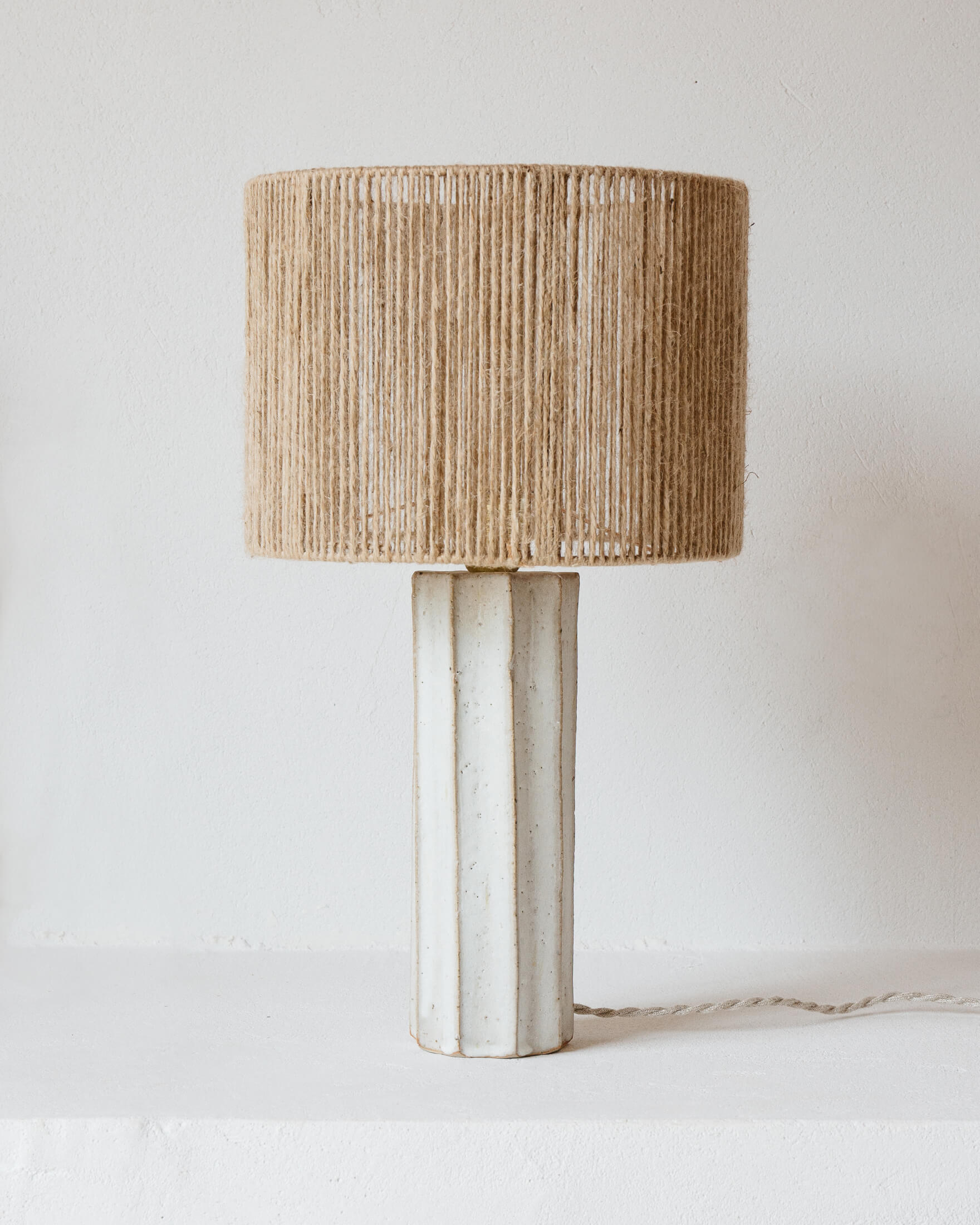 Lampe céramique Halo par Grès Éditions