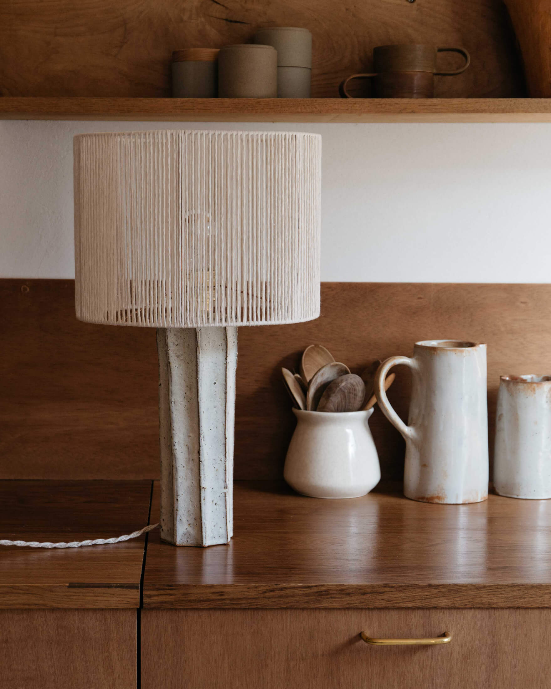 Lampe céramique Halo par Grès Éditions