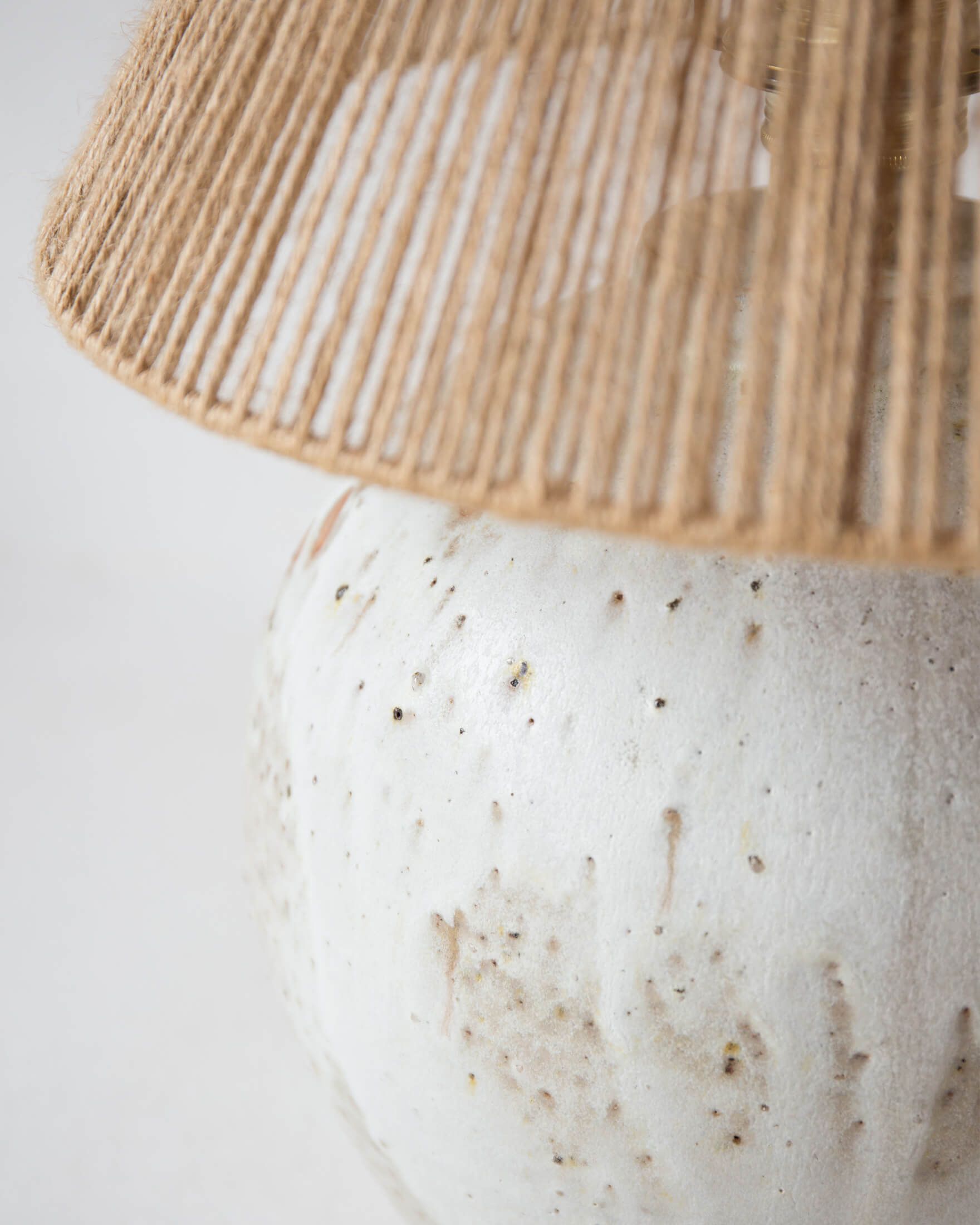 Lampe céramique Michelle par Grès Éditions