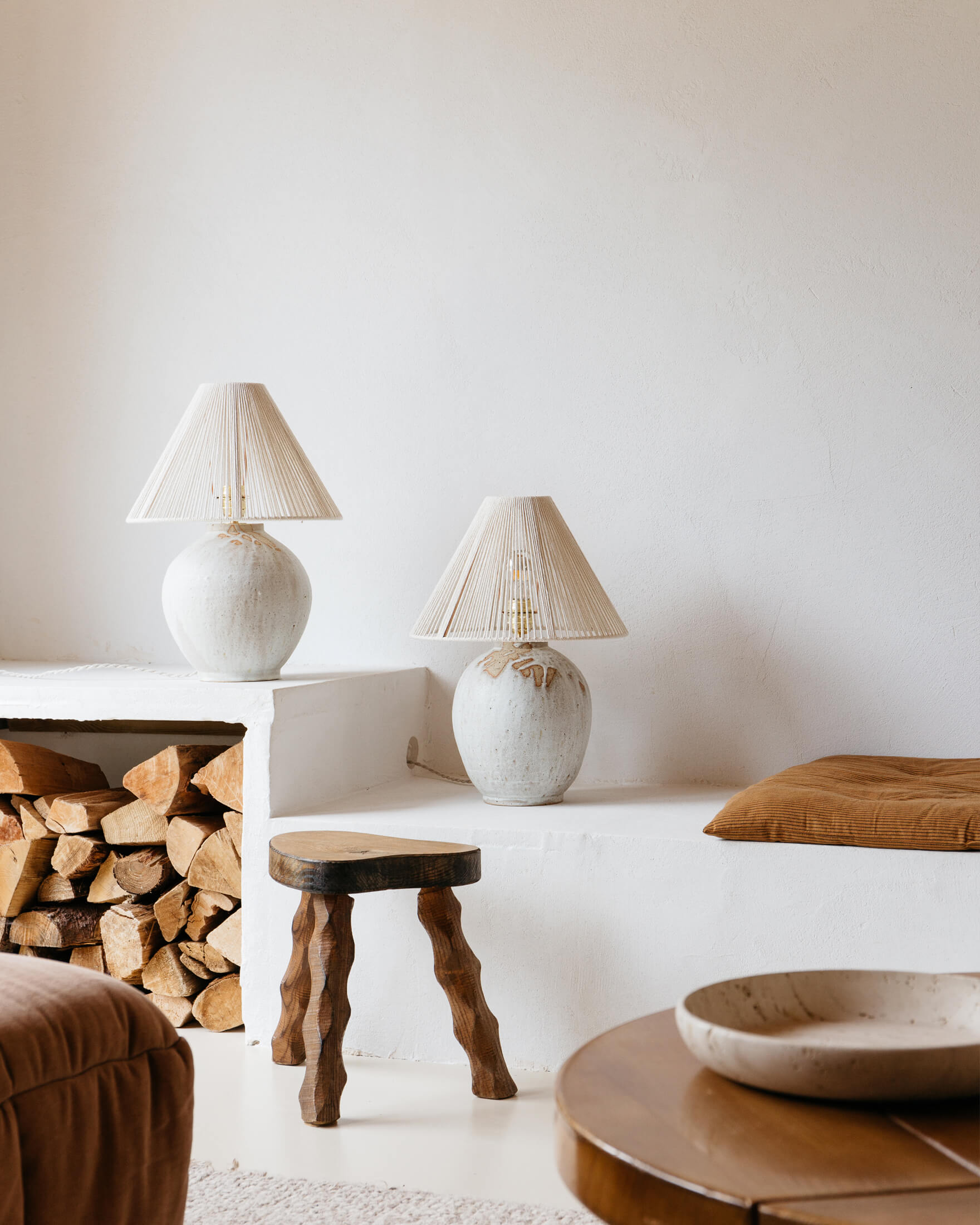 Lampe céramique Michelle par Grès Éditions