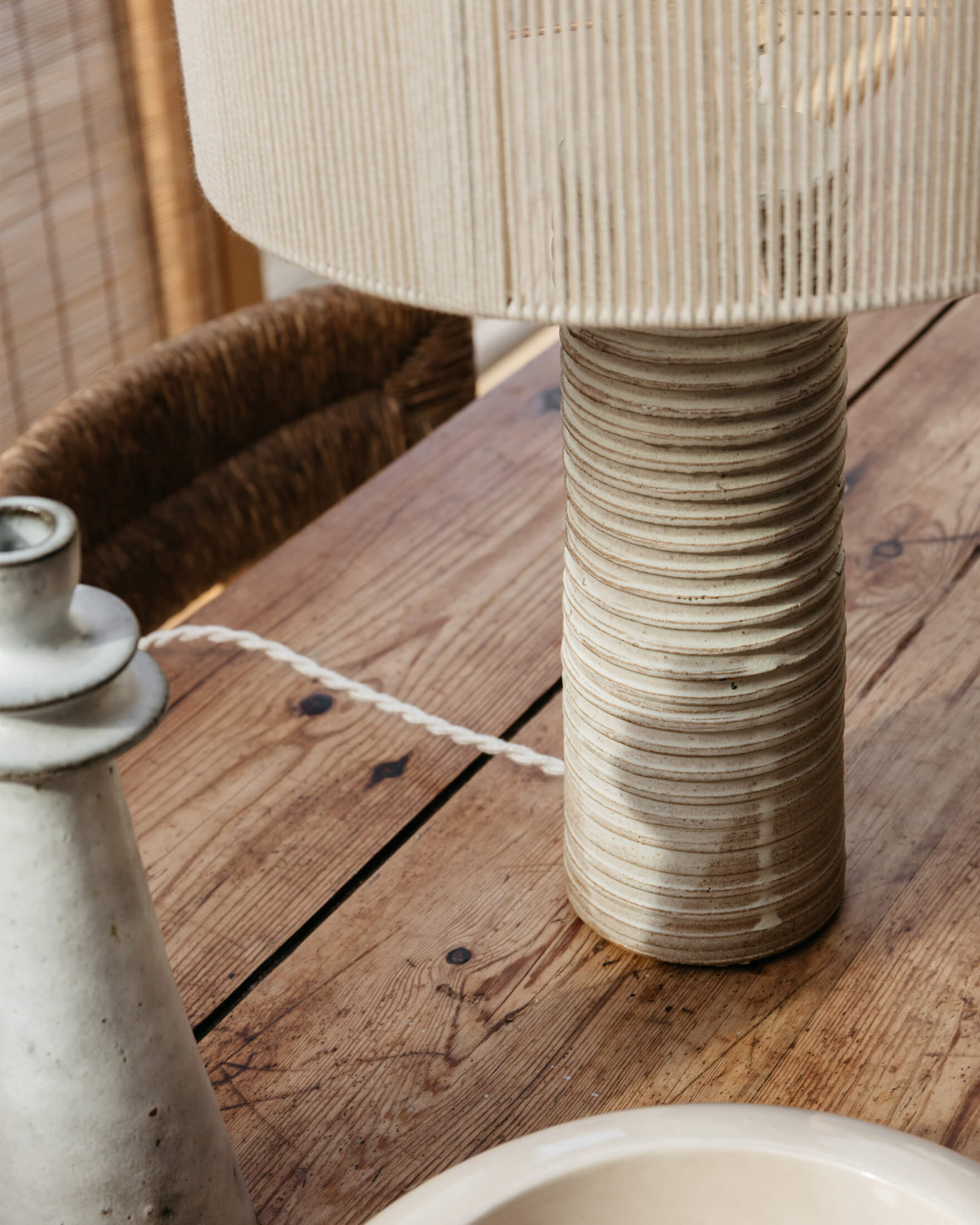 Lampe céramique Patagonia par Grès Éditions