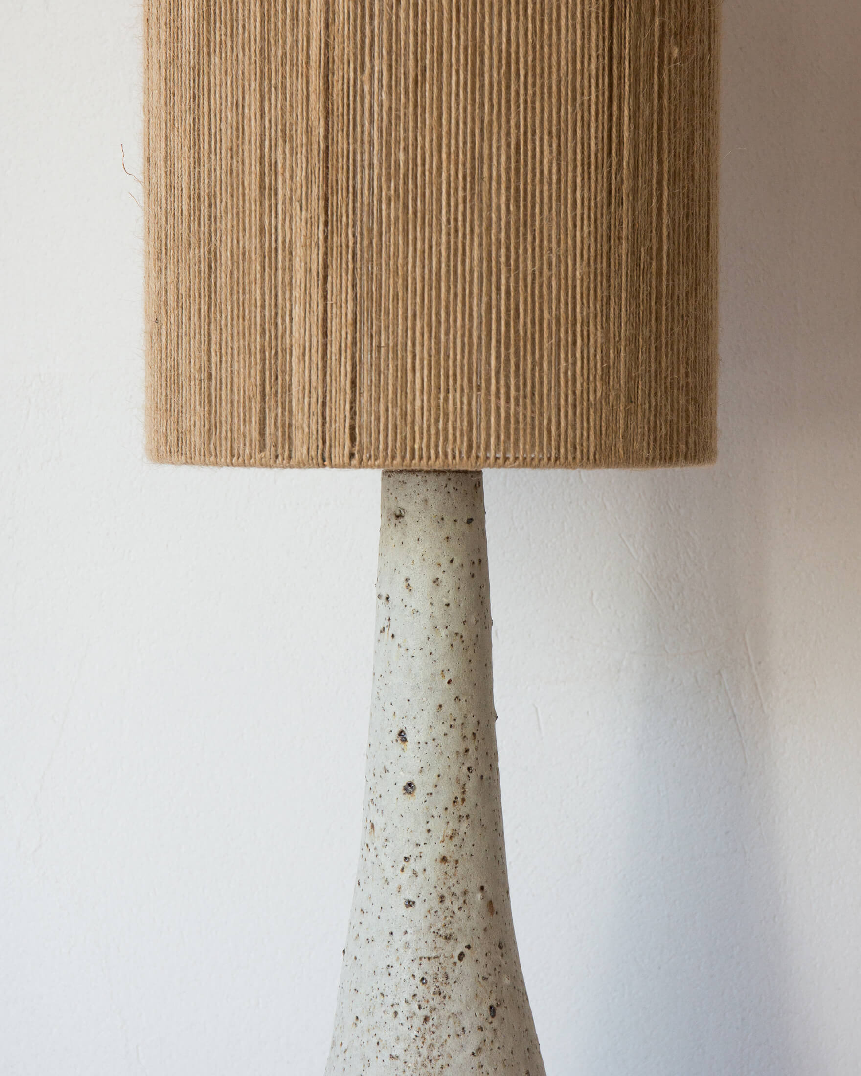 Lampe céramique Solstice par Grès Éditions