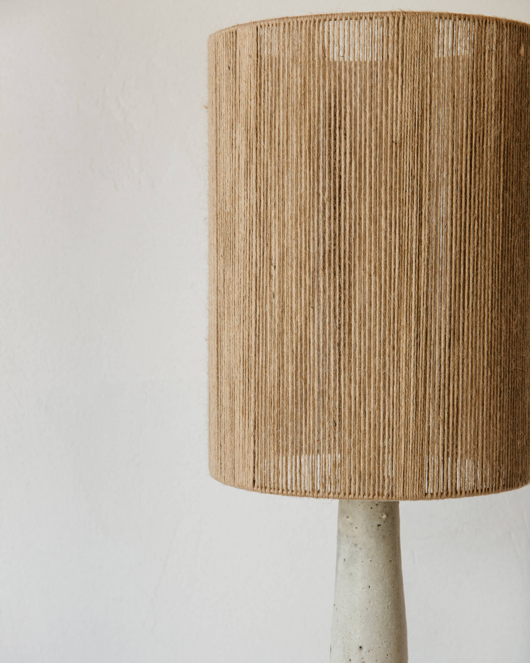 Lampe céramique Solstice par Grès Éditions