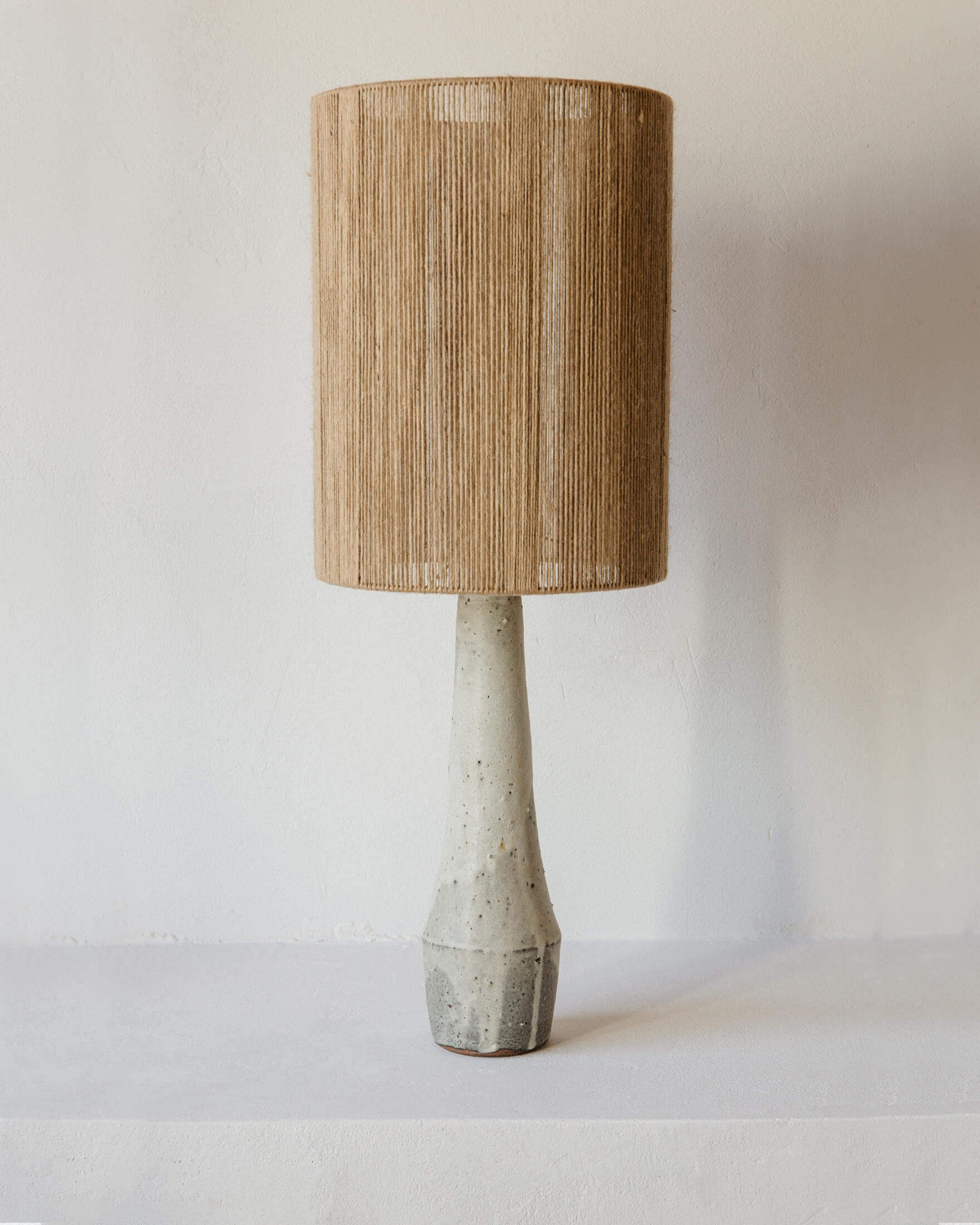 Lampe céramique Solstice par Grès Éditions