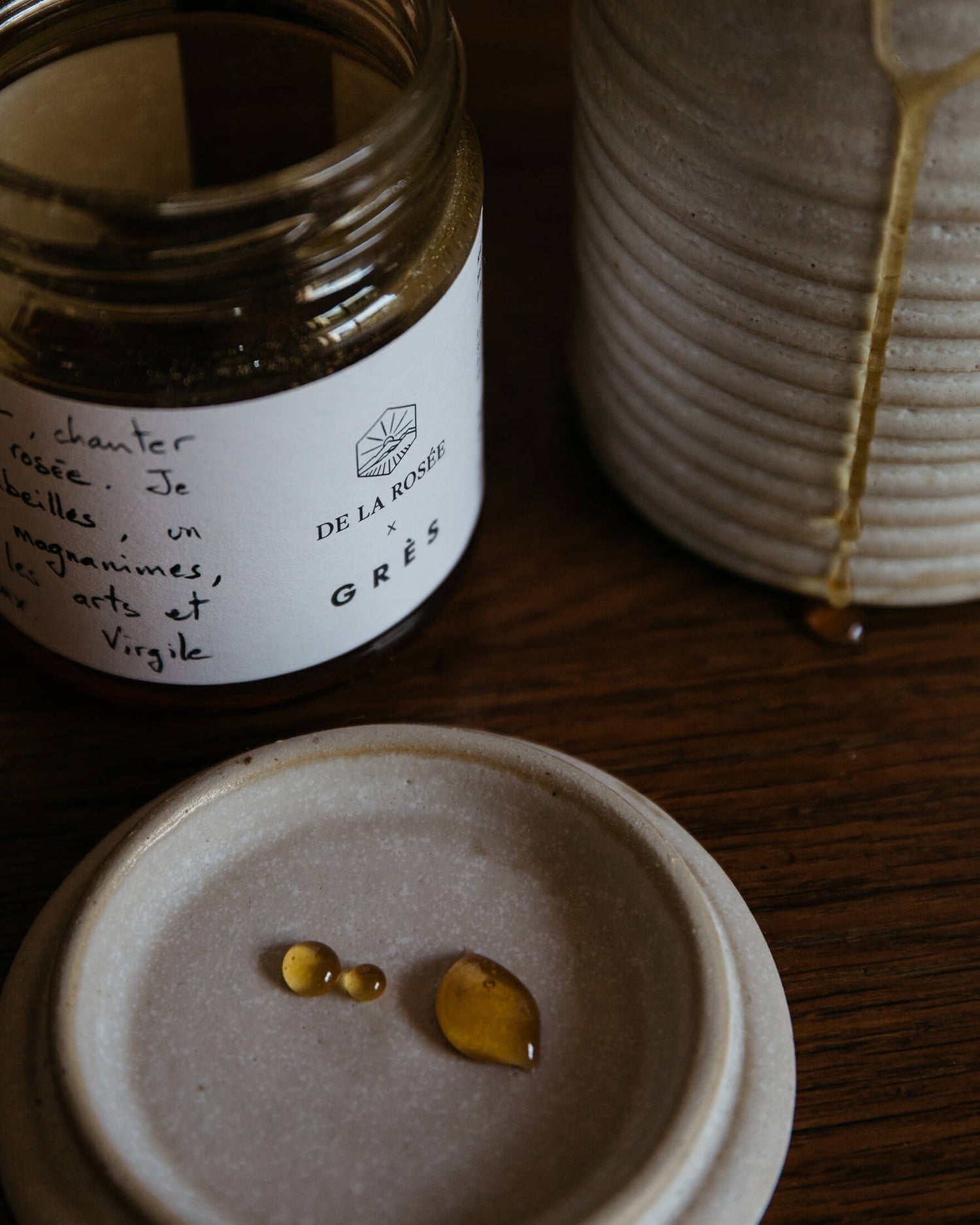 Grès Éditions x DE LA ROSÉE - Honey jar
