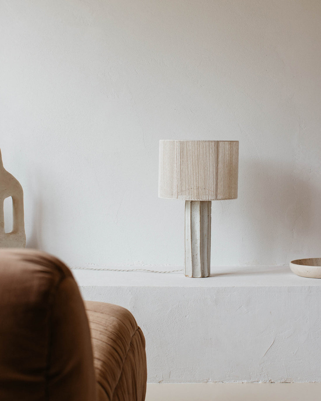 Lampe céramique Halo par Grès Éditions