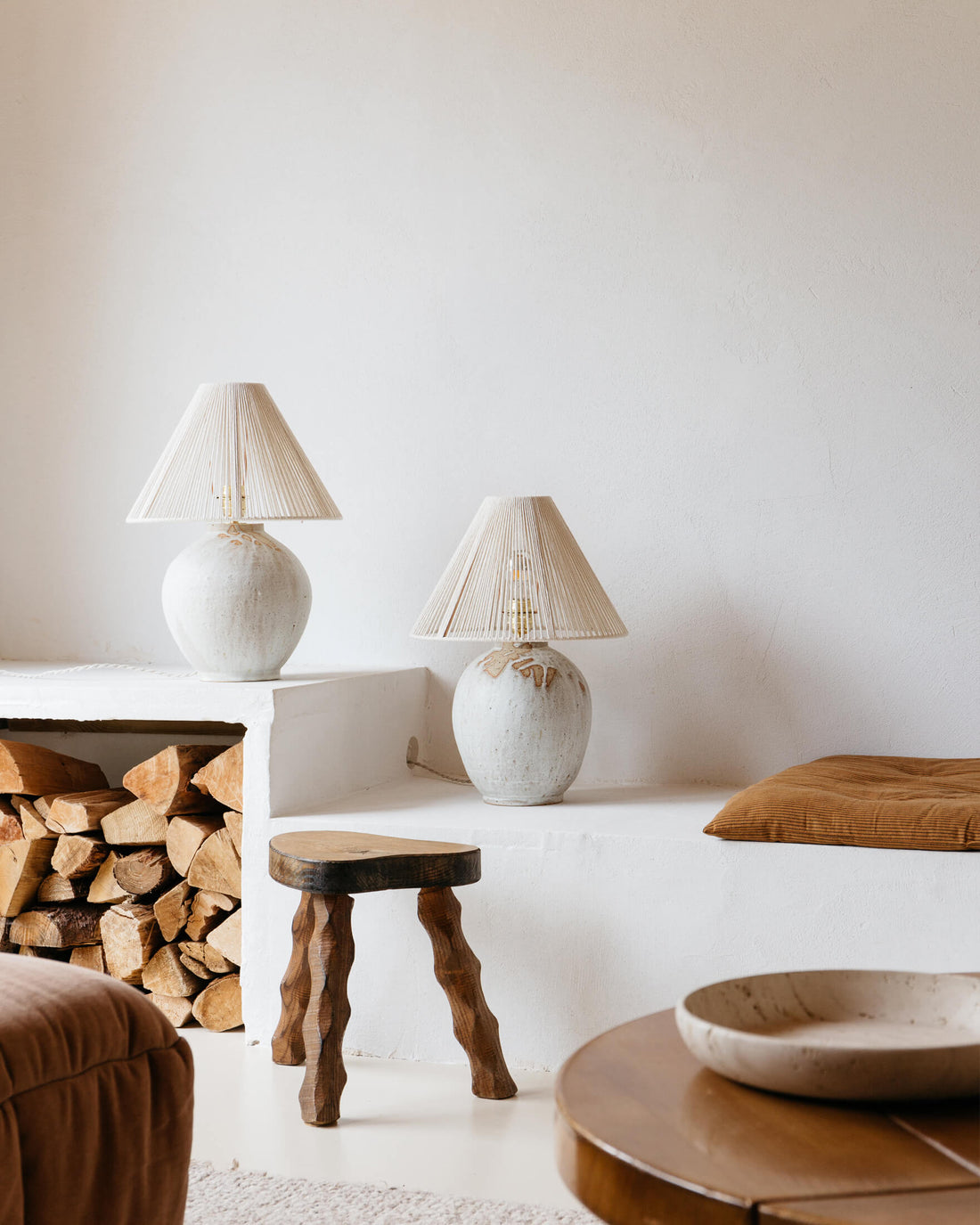 Lampe céramique Michelle par Grès Éditions